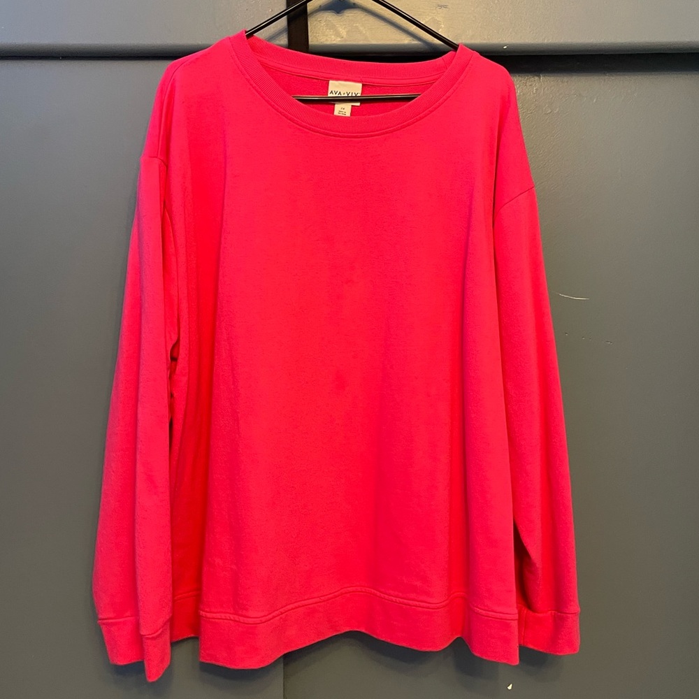 Bright hot pink sweater